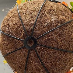 Artificial Hanging Basket Cloth, Plastic, And Metal Easy To Hang For Balcony
