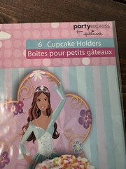 Barbie Hallmark Princess Cupcake Holders (6ct) Birthday Party Supplies