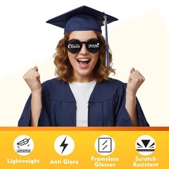 12PC Class of 2026 Graduation Sunglasses – Prom Costume Eyewear Party Photobo…