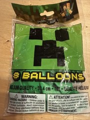 Minecraft Party Supples, , Ballon Wall, Tablecloth Balloon Set