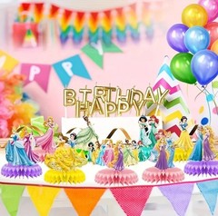 9 Disney Princess Table Centerpiece for Birthday Party Decorations