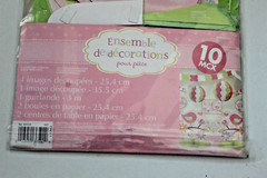 Welcome Baby Girl Room Decorating Kit Cutouts Honeycomb Balls Centerpiece Party