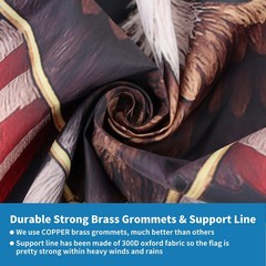 250 Anniversary Flag 3×5 Ft Double Sided 3 Ply American Flag Eagle 1776-2026 250