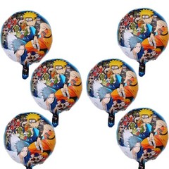 Anime Naruto Birthday Party Decorations,Balloon 6 Pcs U.S.New