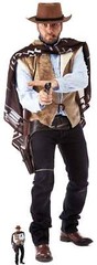 Cowboy Lifesize Cardboard Cutout Standee Standup wild west Clint Eastwood style