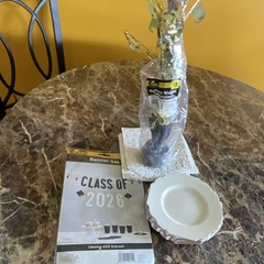A20 Graduation Banner Set & Balloon Weight Centerpiece Class of 2026