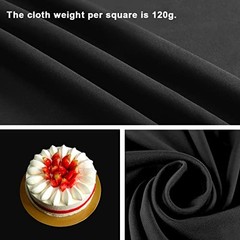 10X12ft Black Backdrop, Photo Backdrop Curtain Polyester 10x12ft Black