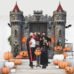 Colorful Medieval Castle Door Covers – Perfect for Birthday & Halloween