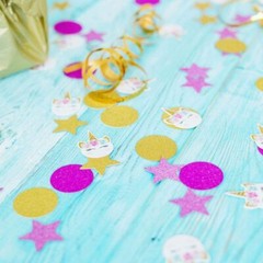 Unicorn Party Supplies Table Confetti Birthday Party Decorations 100 Pieces