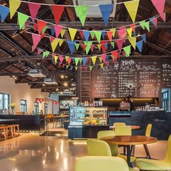 1050ft/320M Multicoloured Bunting Banner 600Pcs for Indoor Outdoor New Boxed