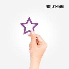 108 PCS Paper Star Cutouts Bulletin Board Classroom Crafts Decor 3×3 Inch