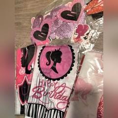 Barbie Birthday Party Lot Bundle Decorations – Barbiecore – NWT