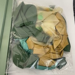 Bridal Shower Party Decorations Kit Rose Gold Green Eucalyptus Balloons Cube Box