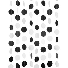 Circle Dot Paper Garland Hanging Banner Streamers Party Decoration Backdrop