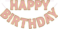 Happy Birthday Banner – 9Ft Pre-Strung Happy Birthday Sign for Women, Men, Girls