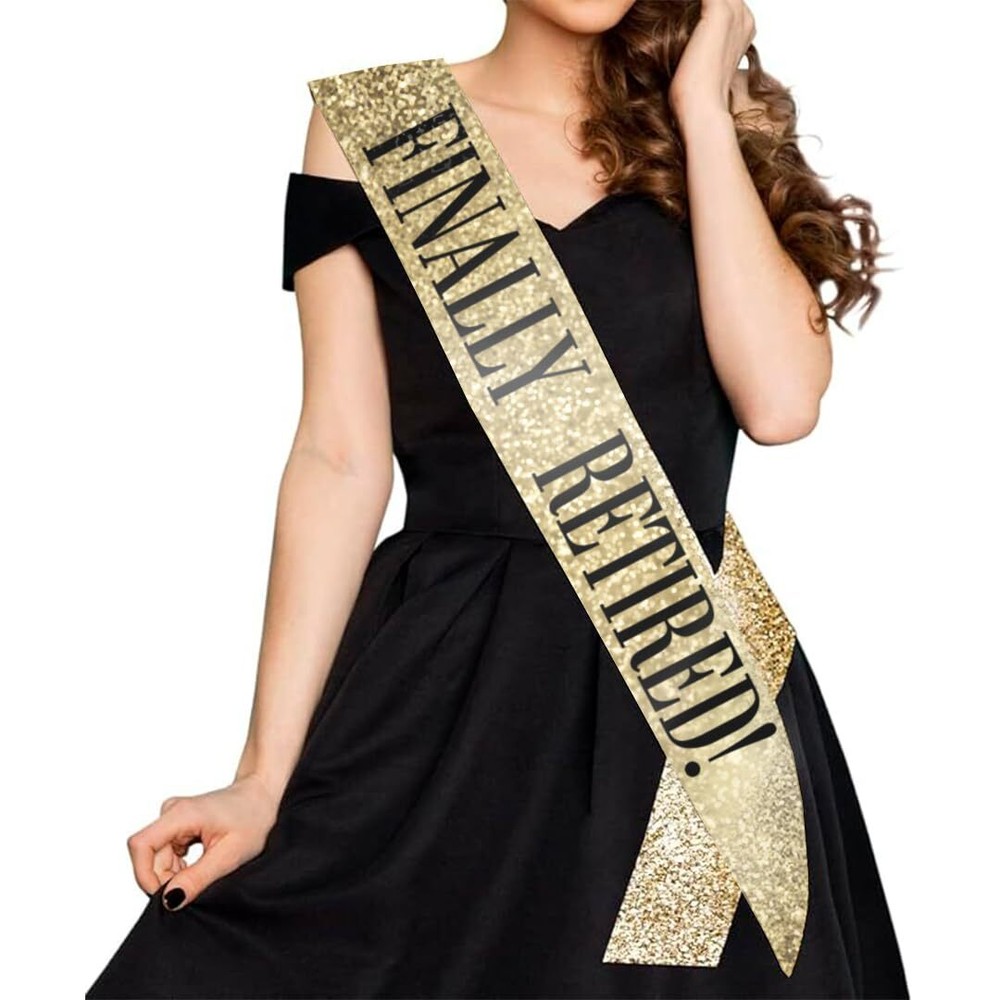 Finally Retired Sash Retirement Party Retirement Sash for Men & Women. Great …