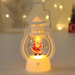 4× LED Christmas Hand-held Lamp Night Lights Lantern Tabletop Decor w/ Batteries