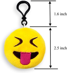 36 Pack Party Favor Plush Keychains Mini Pillows Key Ring for Birthday Event Par