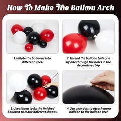 Birthday Party Decorations Kit Balloons Banner Fringe Curtains for Men 106Pcs