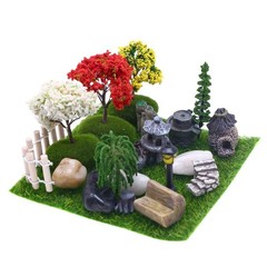 26PCS Miniature Garden Accessories for Dollhouses and Outdoor Settings