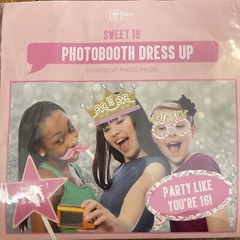 Table Fun Sweet Sixteen Photo Booth Props 10 Ct Your A Star Party Like Your 16