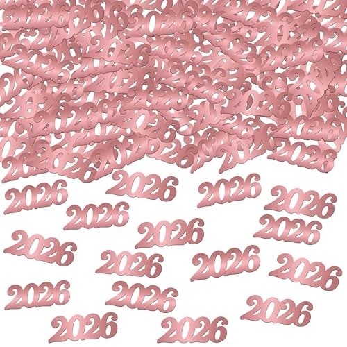 Pack of 500 Rose Gold Confetti – Perfectly Crafted for Graduation Parties 2026