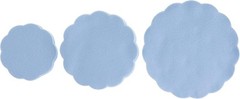 Hagerty Fine China Plate Dividers, Set of 48, Blue Large,