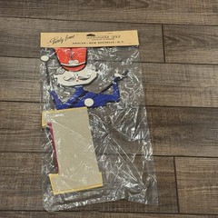 Vintage Party Time Drummer Boy Paper Honeycomb Decoration New Handmade 1960s