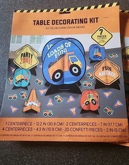 Construction Table Decoration Kit | Multicolor (3 Pkgs)