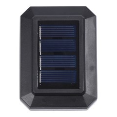 Outdoor Solar Fence Light LED Warm White Light for Various Fence Post Sizes