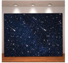 Night Sky Star Universe Space Starry Photo Backdrop.Galaxy Stars Banner.7×5 Ft.