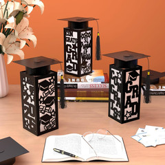 6 Pcs Graduation Table Centerpieces Boxes Class of 2026 Graduation Paper Lantern