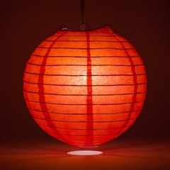 Quasimoon PaperLanternStore Decorative Paper Lantern – (10-Pack, 4-Inch, Red,…