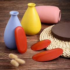 1Set Red Rubber Pottery Ribs Set for Sculptural Clay and Ceramic Molding DIY