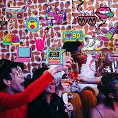 90s Theme Party Decorations Throwback 90’s Party Colorful 1990s Hip Hop Birthday