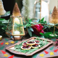 Red Green White Christmas Tree Star Holiday Table Glitter Confetti 300pcs