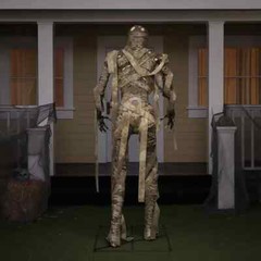 Mummy Halloween Tomb Guardian with Lights & Sounds Prop Decoration 6ft /1.8m NEW