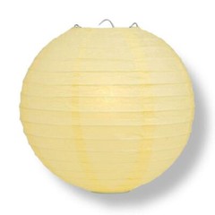 Quasimoon PaperLanternStore Decorative Paper Lantern – (Single, 12-Inch, Lemo…
