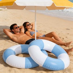 4PCS Inflatable Pool Floats 35″ Swimming Rings Large Inner Tube Swimming Pool…