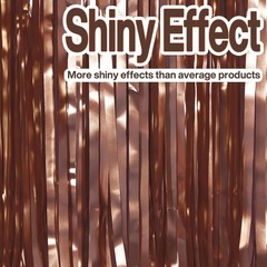 Reusable Foil Tinsel Curtains – 3.3×6.6 ft Brown Backdrop for Parties & Weddings