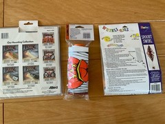Vintage Halloween Lot 14 Pieces Spiders Bats Banner Flash Light Treat Bags NEW