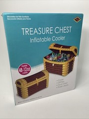 Beistle Inflatable Treasure Chest Cooler 17″ x 24″ 50988 New In Box