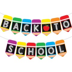 Back To Banner – 10 Feet Pre Assembled, Pencil Banner For Welcome Back To Dec…