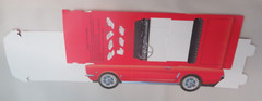 7 Kid Stuff Marketing Cardboard Classic Chevy Bel Air, Ford Mustang, Thunderbird