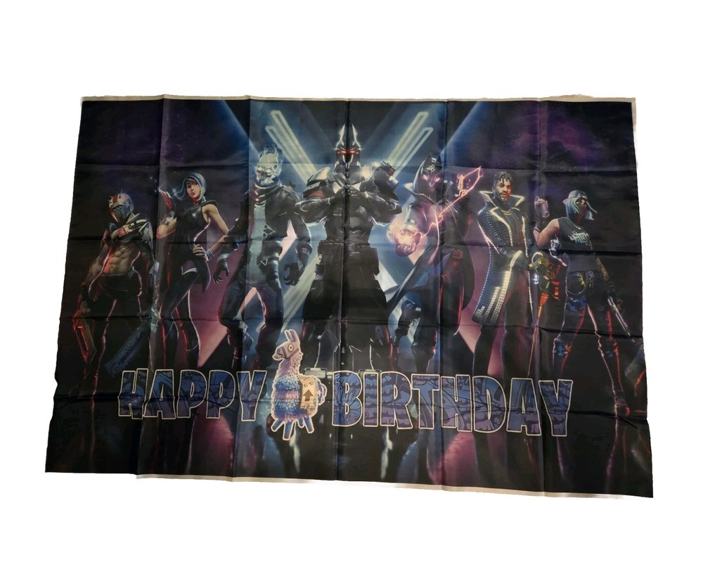 Royal Happy Birthday Banner 3×5 FT