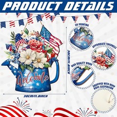 Independence Day 250th Anniversary Wooden Sign – Perfect for Celebrations