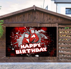 Large Boxing Sports Backdrop Birthday Party Photo Background Banner Decoration