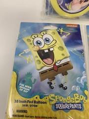 SpongeBob SquarePants Party Favor Pack, 48-Count Birthday Party Balloons Banner!