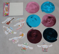 CINAMOROLL BIRTHDAY SET 100 PCS PARTY DECORATIONS LOT SUPPLIES BALLOONS BANNER