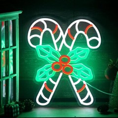 Christmas LED Sign Neon Light Bedside Night Lamp Room Home Wall Decor Lights USB